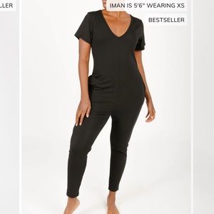 Smash + Tess THE SUNDAY ROMPER IN MIDNIGHT BLACK